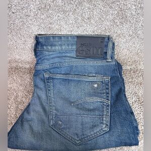 G-Star Raw 3301 Slim Blue Denim Jeans Men’s 34x32 NWOT